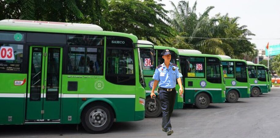 Bảo Vệ Phục Vụ Trên Xe Buýt Bao Ve PMV
