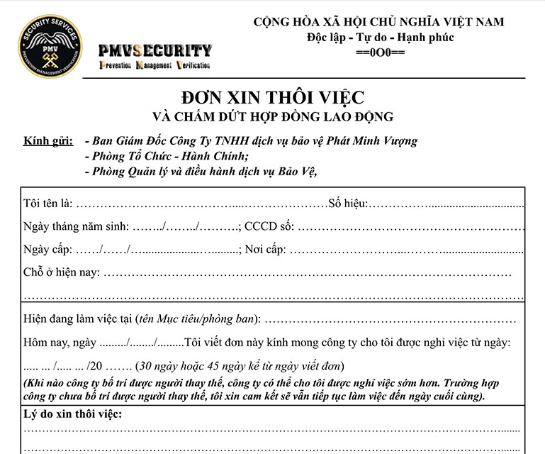 Don Xin Thoi Viec
