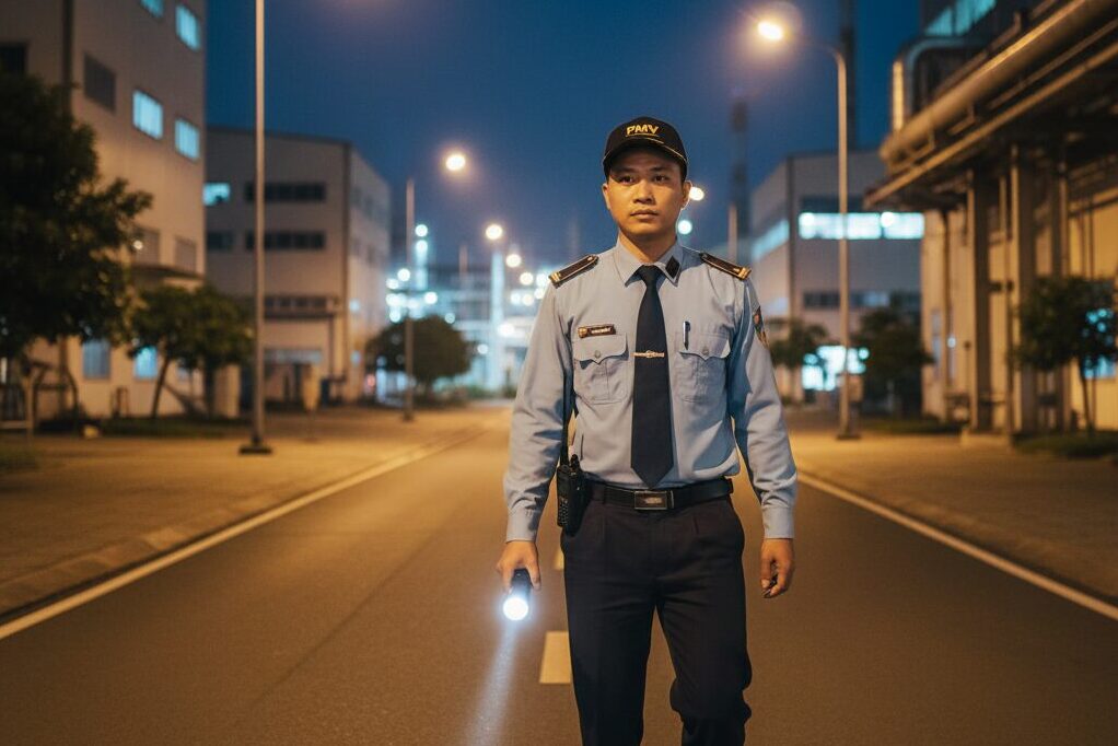 Bảo Vệ PMV Làm Nhiệm Vụ Ca đêm Tại Nhà Máy