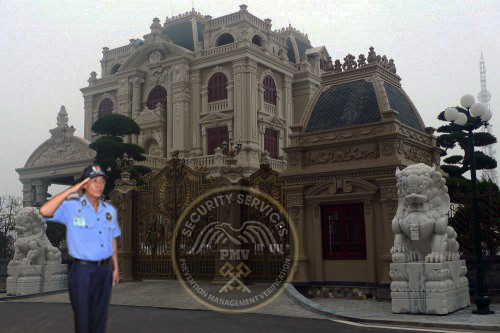 Công việc bảo vệ cho nhà riêng.