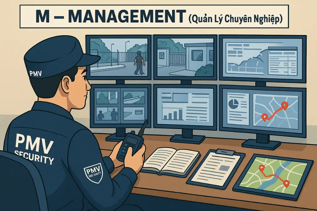 Management (Quản Lý Chuyên Nghiệp) Không Chỉ Nằm Trong Phương Pháp, Mà Còn Là Logo PMV Security