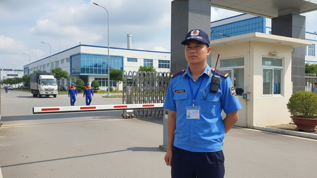 Tuyển Bảo Vệ Tại Hưng Yên Vị Trí Cổng Chính Nhà Máy